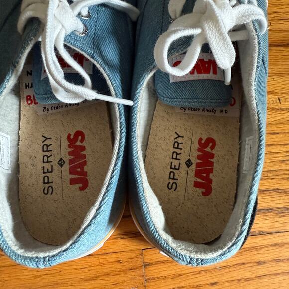 SPERRY x JAWS | Cloud CVO Chief Sneaker, Hooper Denim Boat Shoe | Men's Size 8 - Picture 5 of 11